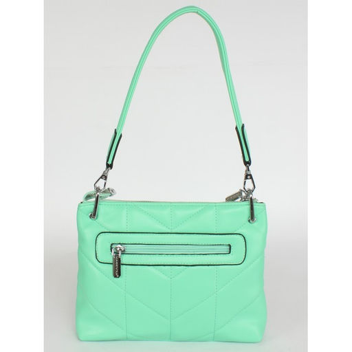 Сумка женская искусственная кожа Marrivina-22511, 1отд+карм/пер, плечевой ремень, зеленый SALE 254609 - Adelia фото 2