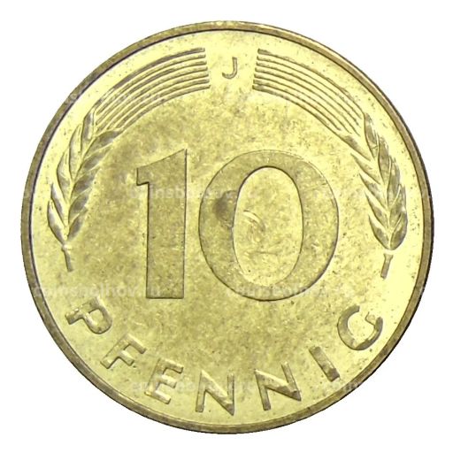 10 пфеннигов 1979 года J Германия