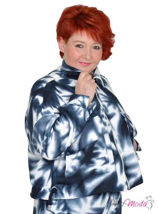 Толстовка Модель №1535 размеры 44-84 - Plusmoda фото 2