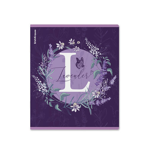 Цена за 5 шт. Тетрадь общая ученическая ErichKrause Lavender, 48 листов, клетка, выборочный УФ-лак_MIX-PACK фото 16