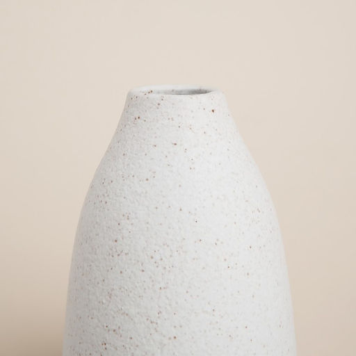 Ваза SL Home «Арена Бланка», 9×9×13.5 см, керамика, белая