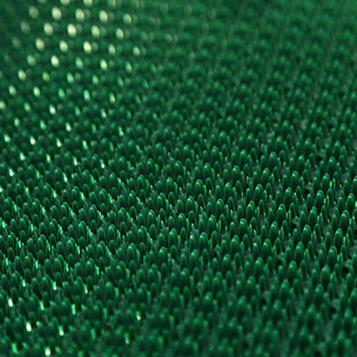 Коврик пластмассовый "Травка" 38х58см, темно-зеленый (Россия)