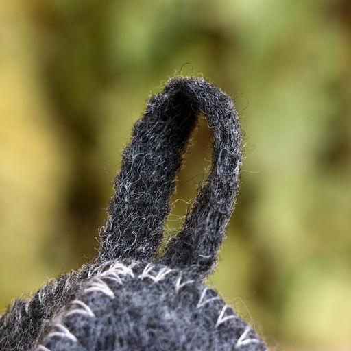 Шапка для бани и сауны, с вышивкой «С лёгким паром», полиэфир 70%, шерсть 30%, серая, «Добропаровъ»