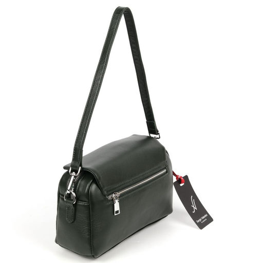 Женская кожаная сумка Sergio Valentini SV-8101 Грин фото 3