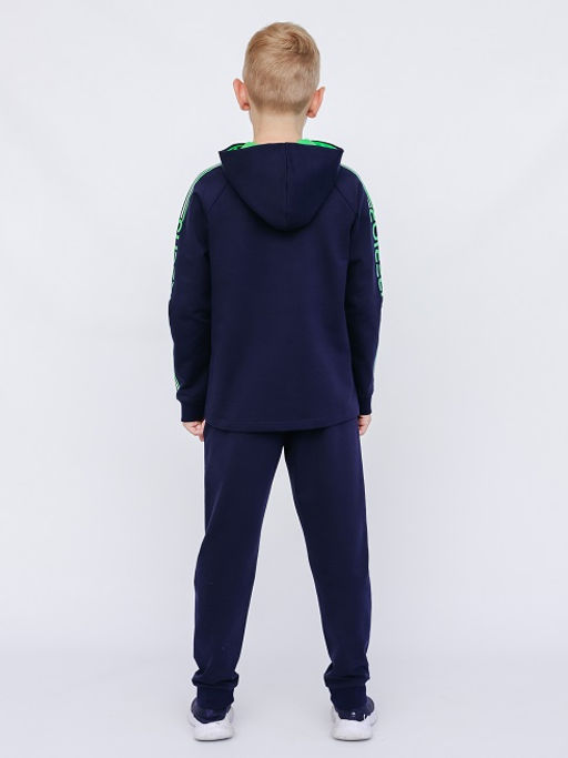 CRB wear/!CWJB 90111-41 Комплект для мальчика (толстовка, брюки),темно-синий/Ex.Cherubino  фото 12