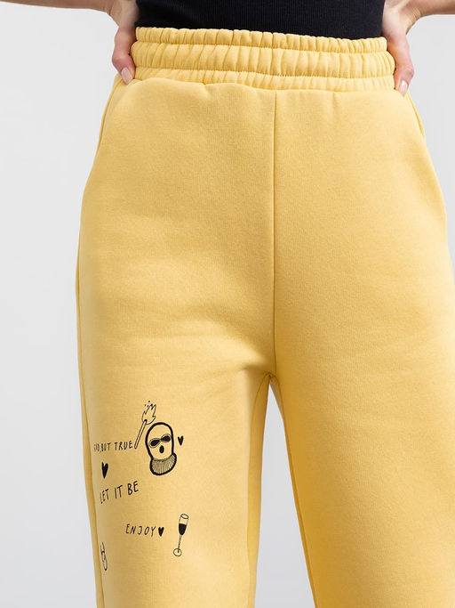 БРЮКИ ЖЕНСКИЕ св.горчица +печать 182409 - Mark formelle фото 5