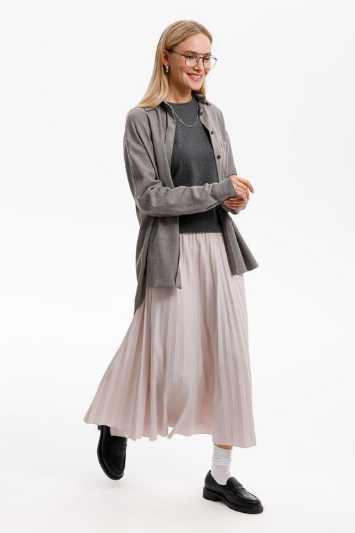 ЕВТ 7026/серо-сиреневый юбка жен