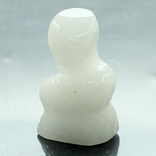 Фигурка змейка 3,7см кварц белый - Agat77 фото 2