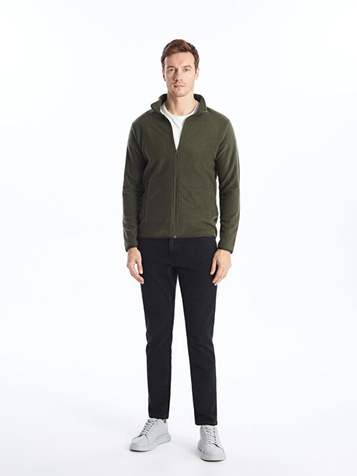 Dik Yaka Uzun Kollu Erkek Polar H?rka