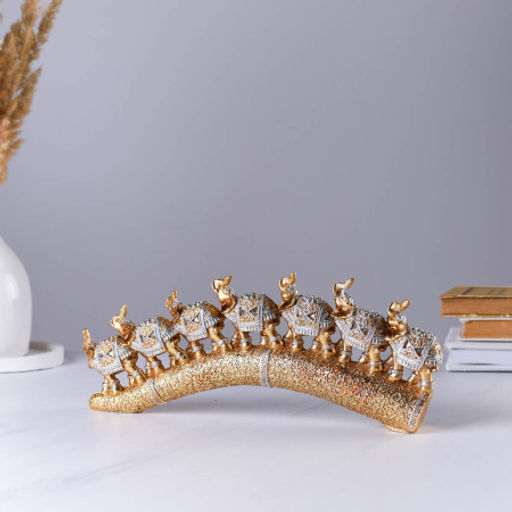 Статуэтка Слоны на бивне L-30 см / 7095-1 /уп 36/ - Галеонтрейд фото 3