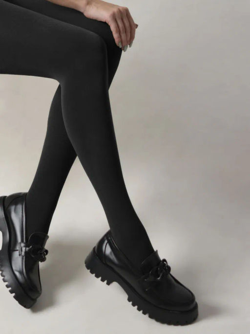 Колготки женские теплые с флисом TEATRO ICE STYLE 240 черный фото 19