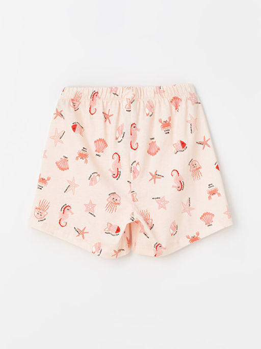 Beli Lastikli Desenli K?z ?ocuk Pijama ?ort - Waikiki фото 2