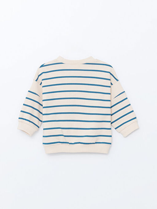 Bisiklet Yaka Erkek Bebek Sweatshirt - Waikiki фото 2