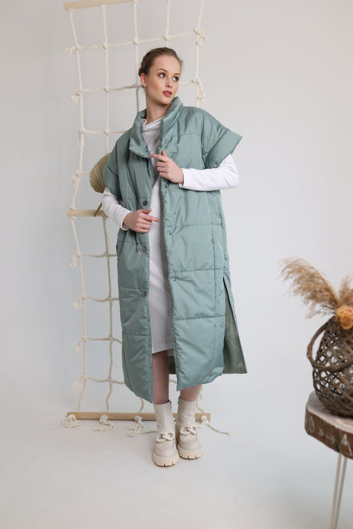 Жилет AMORI 2135 мятный  фото 3