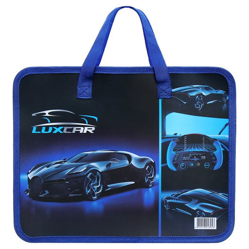 Папка с ручками пластиковая А4 Calligrata Машина, 32,2х25,6х7 см,  фото 3