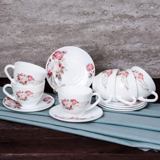 Чайный набор 12 предметов 220 мл картон / GB220/GD55-6A (6916) /уп 8/ серия Чайная роза - Галеонтрейд фото 2