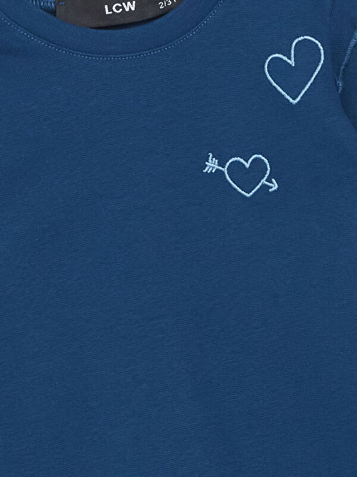 Bisiklet Yaka Nak??l? K?z ?ocuk Ti??rt - Waikiki фото 2