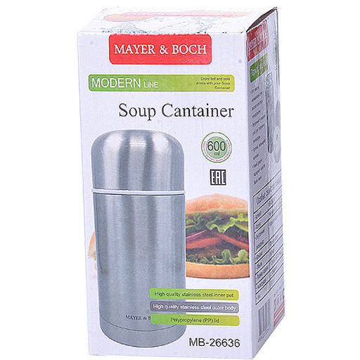 26636 Термос нерж.600мл мет/колбаMB (х24) - Mayer&boch фото 4