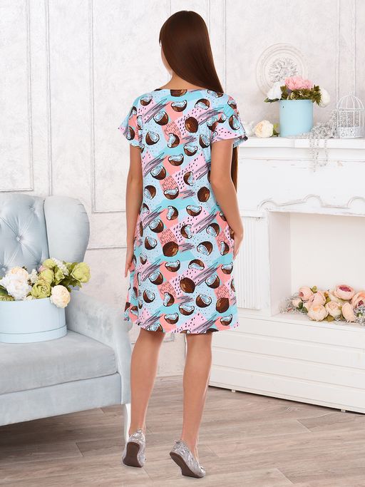 Туника "Кокосы" (ментол)