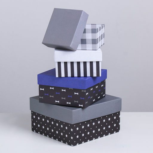 Набор подарочных коробок 10 в 1 Универсальный, 10.2 10.2 628.2 28.2 15 см - Дарите счастье фото 3