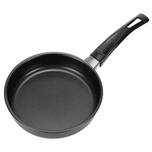 Сковорода с тефлоновым покрытием д14см h3,2см Чернушка, 0,45л, пластмассовая ручка (Китай) - Домашняя мода фото 2