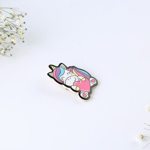 Брелок для ключей, значок, сувенир «Единорог», набор, 8.3×12 см