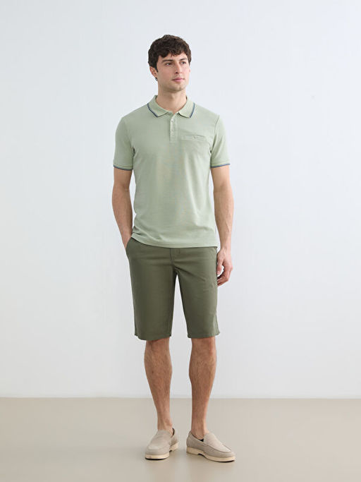 Polo Yaka Erkek Dokulu Ti??rt