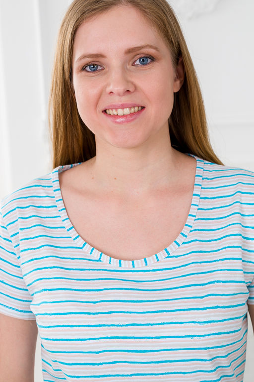 Туника женская из кулирки Руслана бирюзовый