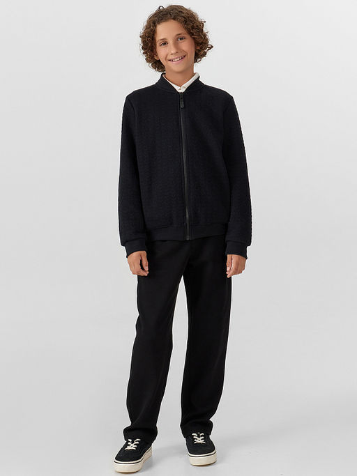 Бомбер для мальчиков черный - Mark formelle фото 3