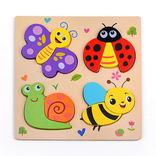 Пазл-вкладыш "Насекомын"