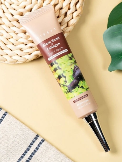 Jigott Крем для кожи вокруг глаз с коллагеном и экстрактом черной улитки / Black snail + Collagen Eye Cream, 40 мл