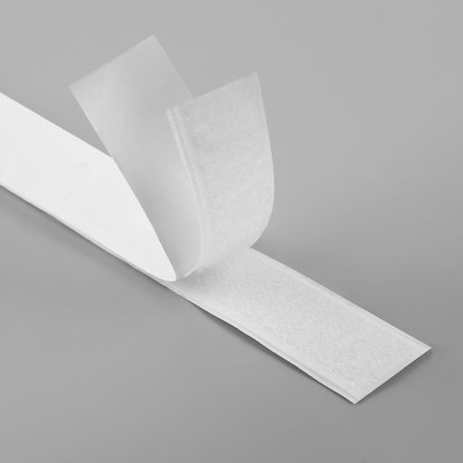 Цена за 3 шт. Липучка на клеевой основе, 20 мм, 100±5 см, белая