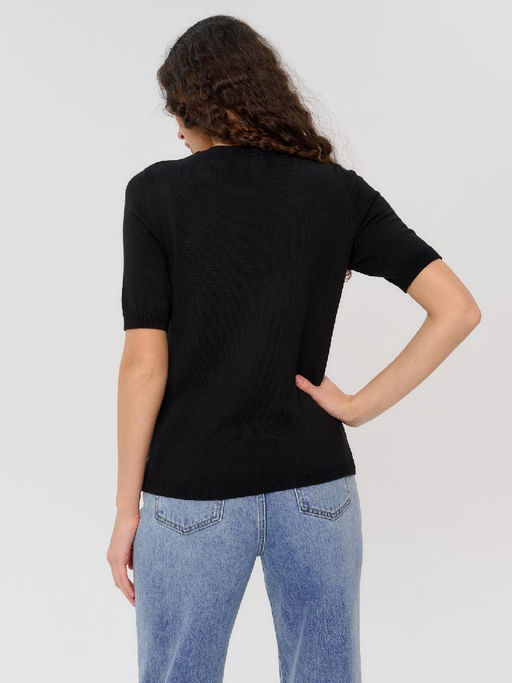 Футболка женская 1231152001 black - Eleganzza фото 3