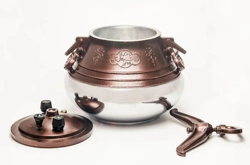 Казан (скороварка) 8,0 л Афганский, с ручками, двухцветный