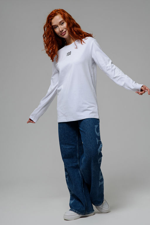 8513 Футболка с длинным рукавом женская