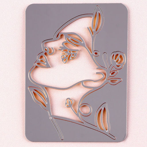 Украшение для торта Девушка с цветами, цвет золото - Страна карнавалия фото 3