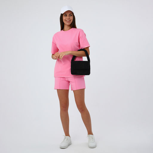 Сумка молодёжная на магните, 25.5×4.5×18.5 см, чёрная