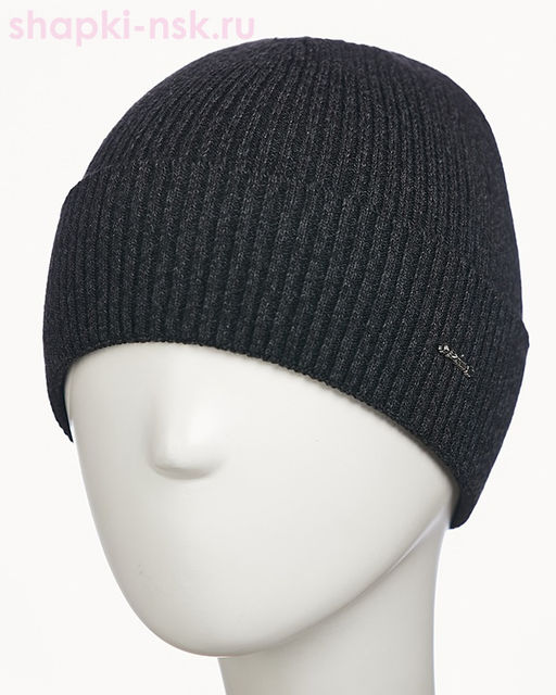 14120 Carbon Шапка мужская (57-59)