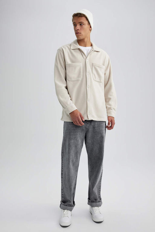 Рубашка Polar с длинным рукавом Relax Fit - Defacto фото 2