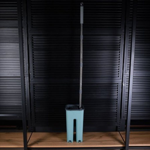 Ведро с вертикальным отжимом и шваброй Моп / S2-1 /уп 24/ голубой - Галеонтрейд фото 8