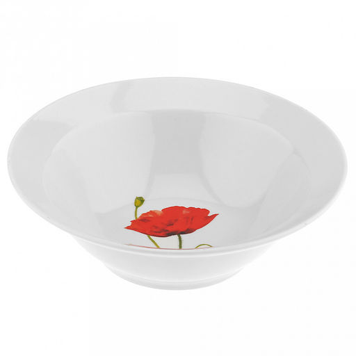 Миска фарфоровая "Алый мак" д170мм, 300мл, h55мм (Россия)