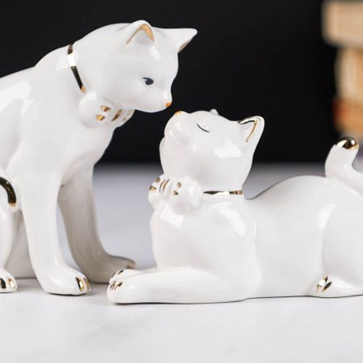 Статуэтка Кошки 2 штуки 8 см / B1002 /уп 48/ - Галеонтрейд фото 3