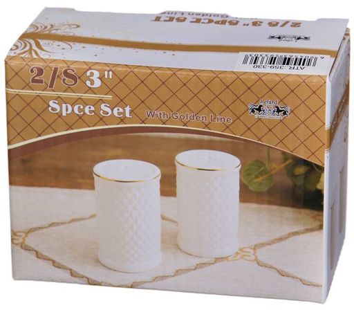 НАБОР ДЛЯ СПЕЦИЙ LEFARD ДИАМАНД ГОЛД 2 ПР. 5*5*8 СМ  фото 2