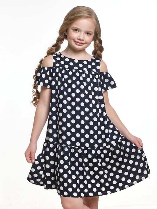 Платье в горох 22-7180 голубой горох - Mini maxi фото 12
