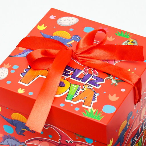 Цена за 12 шт. Коробка Самосборная Детская Динозавры 15х15х15 см - Simaland фото 2