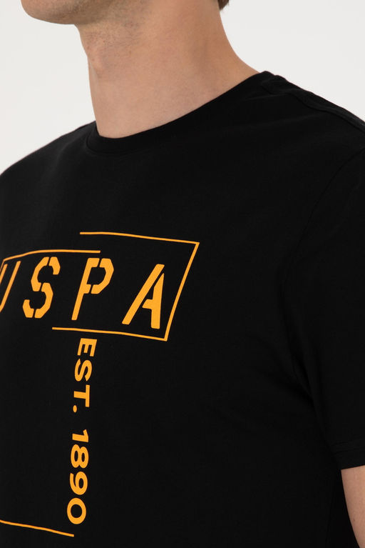 Erkek Regular Fit Siyah Bisiklet Yaka Ti__rt Sepette S_rpriz _ndirim - U.s. polo assn фото 7