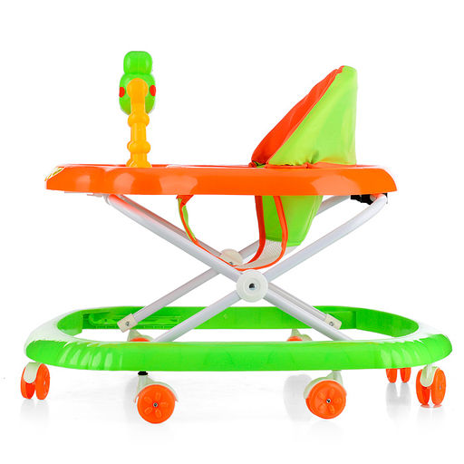 Ходунки "Лягушонок" (зеленый-оранжевый) в пакете