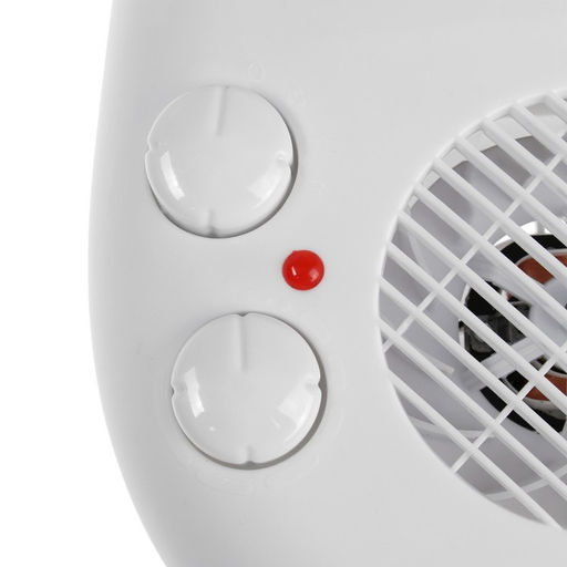 Тепловентилятор Luazon LTO-06, напольный, спиральный, 2000 Вт, 20 м², 2 режима, белый