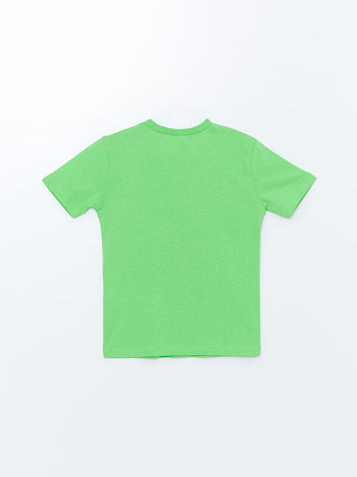 Bisiklet Yaka K?sa Kollu Bask?l? Erkek Bebek Ti??rt - Waikiki фото 2