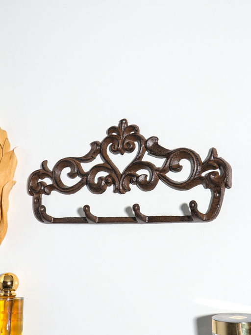 Крючки декоративные "Сердце с узорами" 31х15х3,4 см